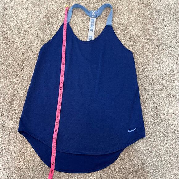 Nike Dri Fit Women's Activewear Tank‎ Top Royal Blue Size XS - Picture 7 of 8